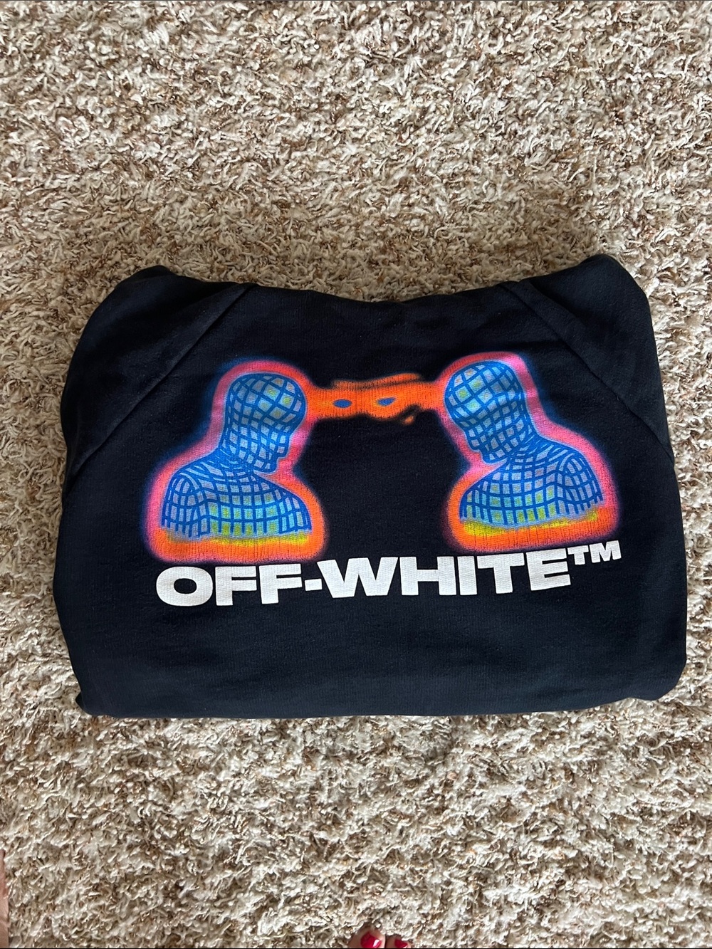 Off-White Thermo Man Black Hoodie